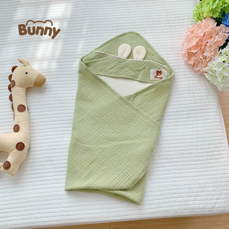 Chăn ủ cao cấp bunny cho bé sơ sinh
