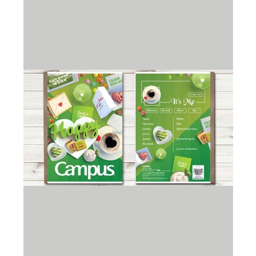 Vở Kẻ Ngang Campus Gift 80 trang - Mua 10 tặng 1 - Văn phòng phẩm Bảo An