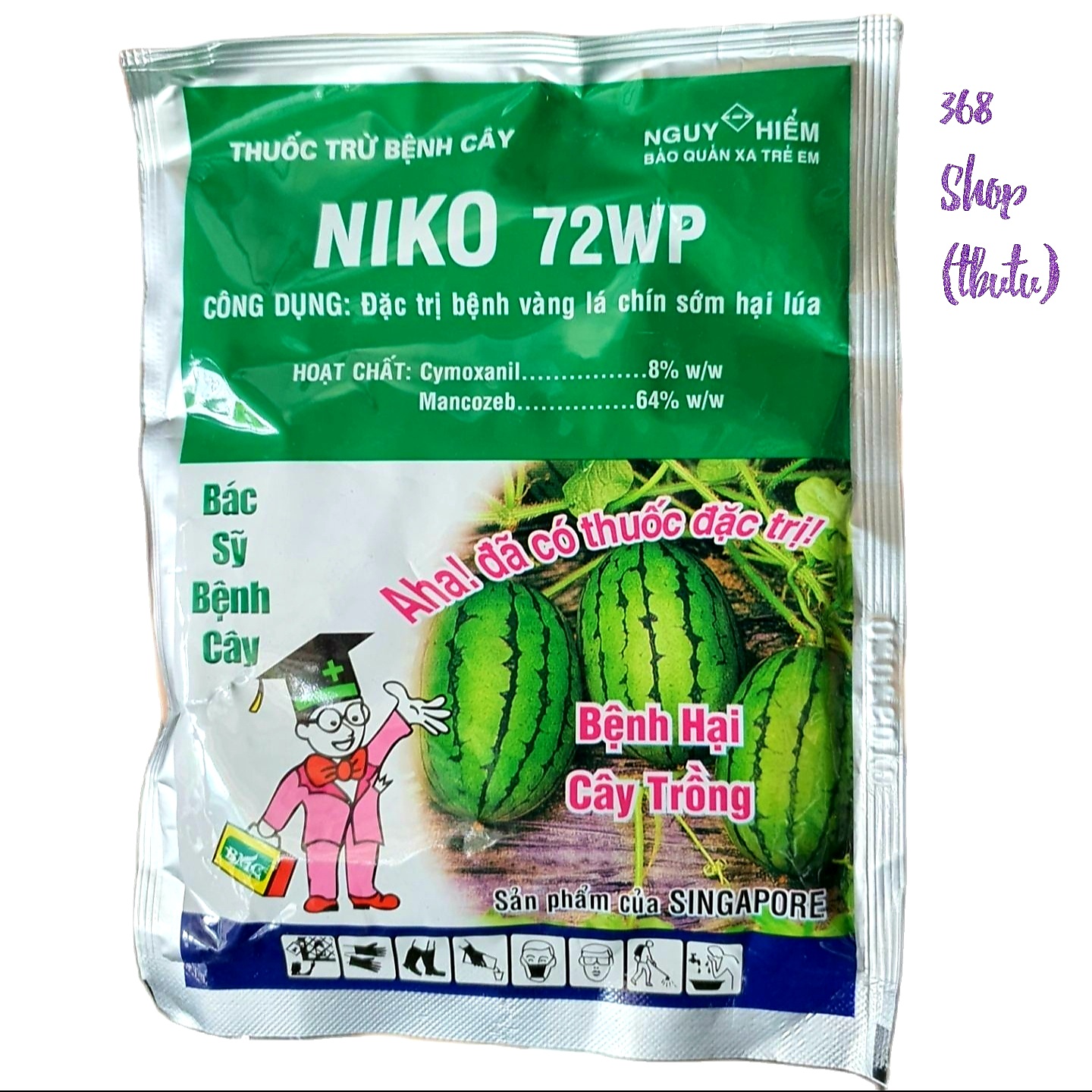 💎 thuốc trừ bệnh cây trồng niko 72wp 💖