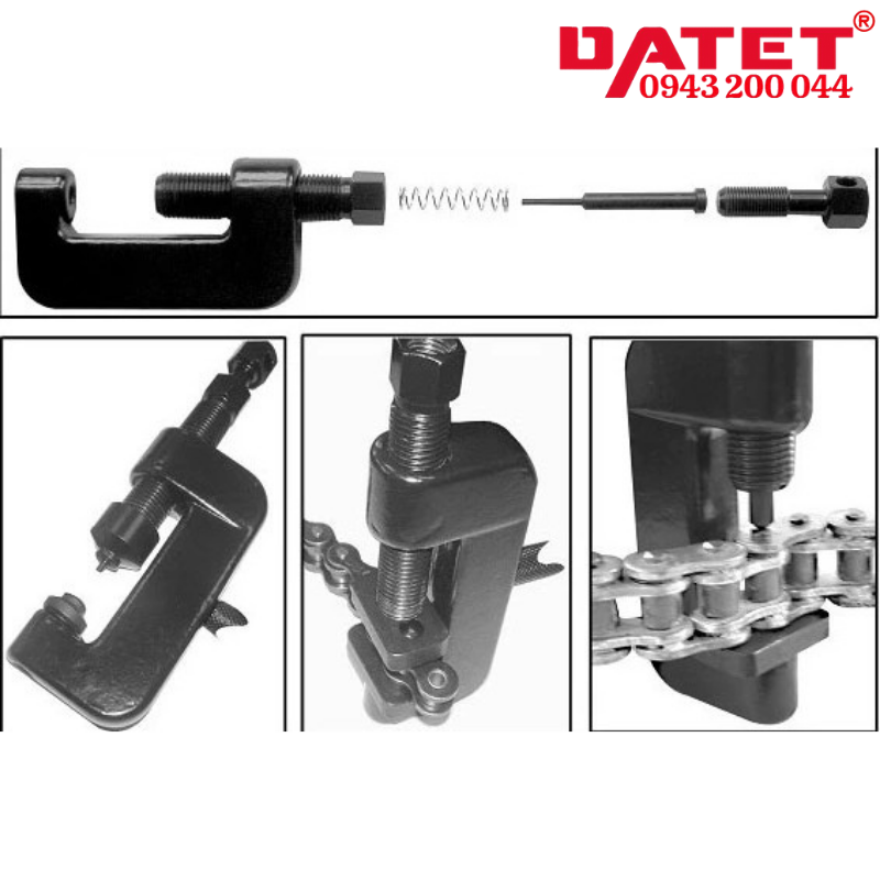 Bộ dụng cụ cắt & tán sên xích mô tô, xe máy DN-D1085