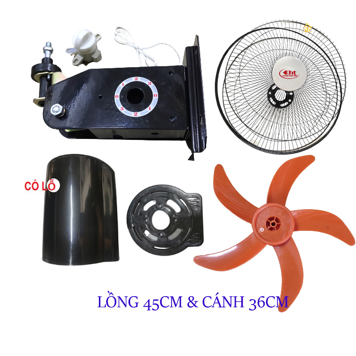 BỘ THÂN QUẠT TREO SẮT- KÈM GÁO NẠ