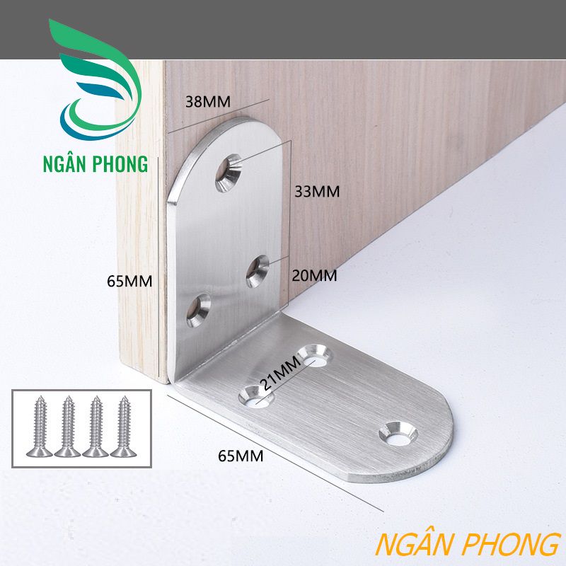 [HCM]BỘ 2 MÃ GÓC INOX 201
