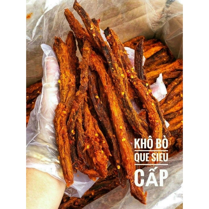 Khô Bò Que Loại 1 Cực Ngon Lon 300Gram [FREE SHIP]TỪ ĐƠN 50K, [Loại Đặc Biệt] Hàng ngon nhà làm