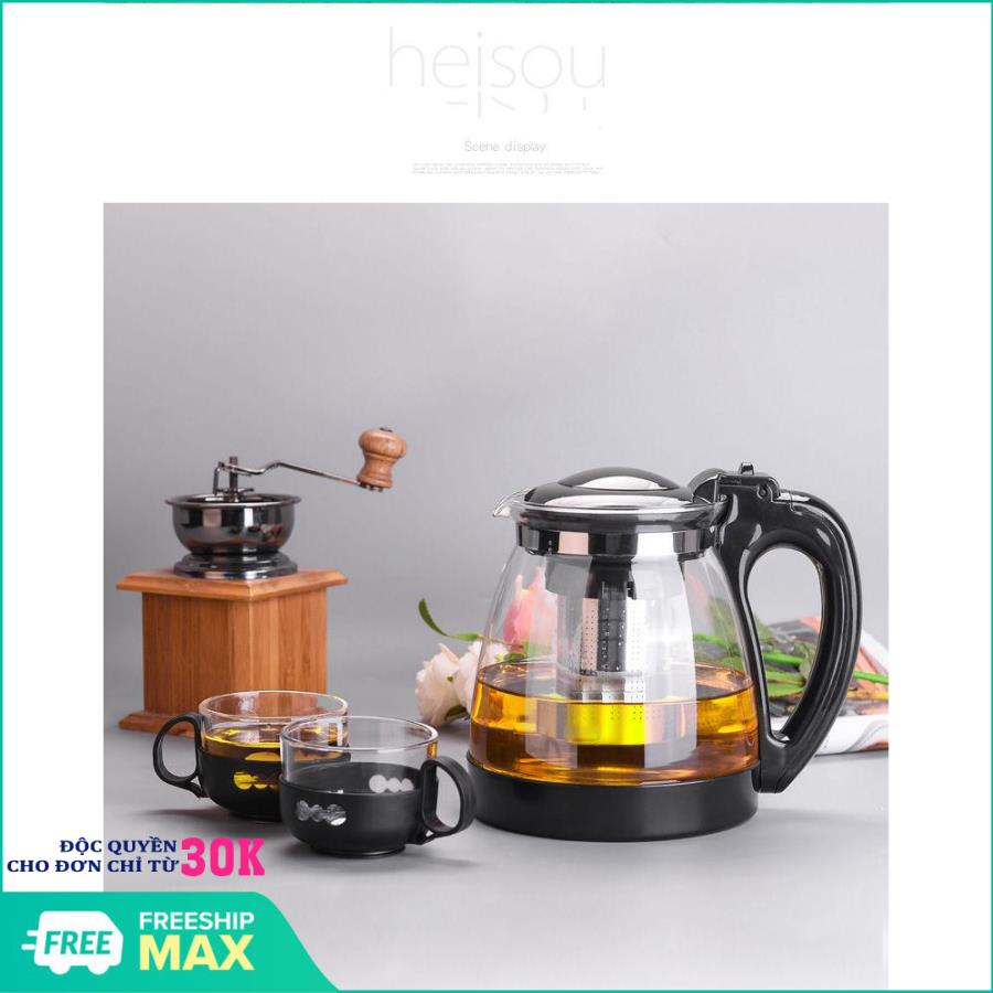 Bình lọc trà 1.3l - Bình pha trà thông minh 1.3L / Ấm pha trà có lưới lọc Home Wares No8170 - Bình Pha Trà và Cà Phê Cao Cấp