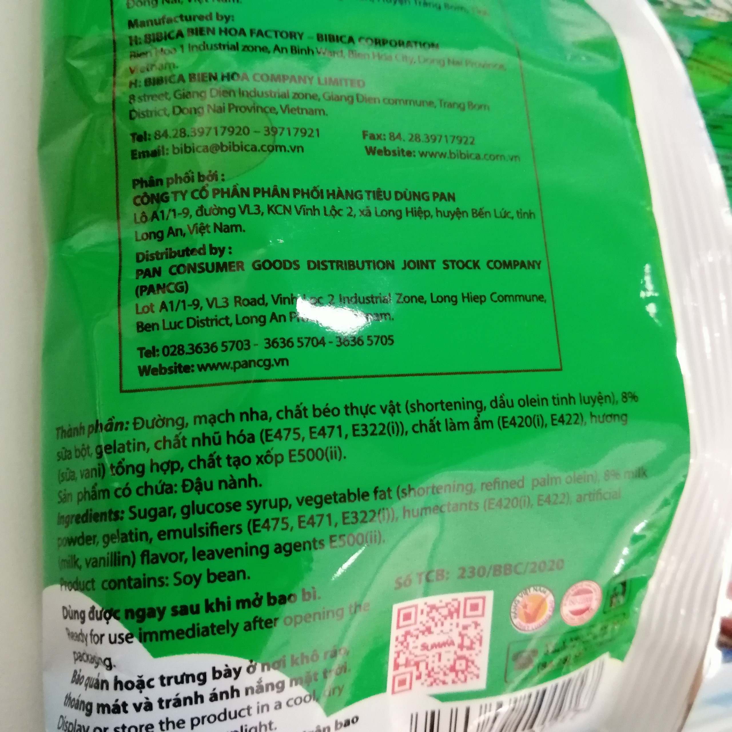 Kẹo Mềm Sữa Sumika Bibica (Gói 70g)