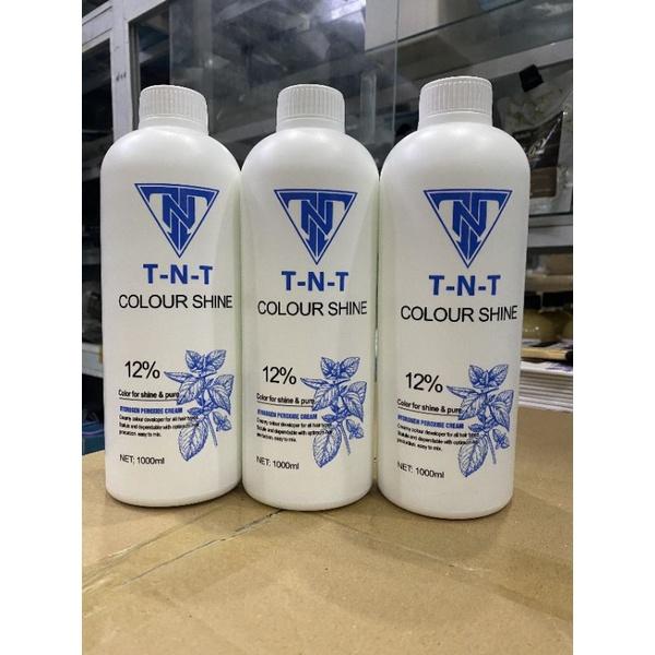 Oxy trợ nhuộm TNT hương bạc hà chống xót da đầu chai 1000ml