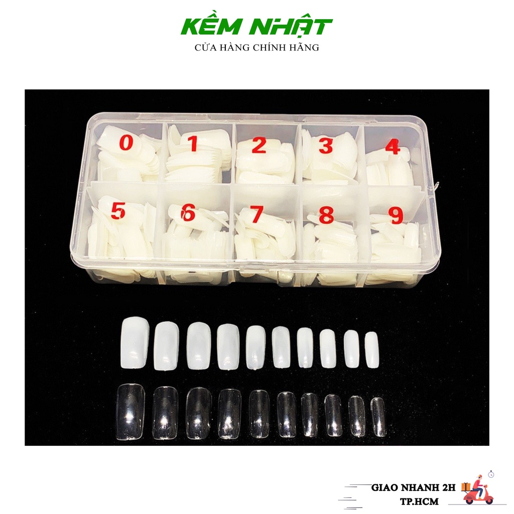 Móng úp chân dài đủ size từ 0-9