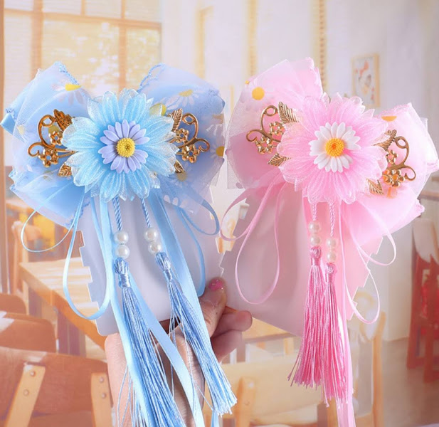 Kẹp nơ tiểu thư 3 lớp