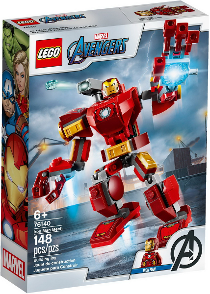 Lego super heroes 76140 - iron man mech - bộ xếp hình lego rô bốt người sắt