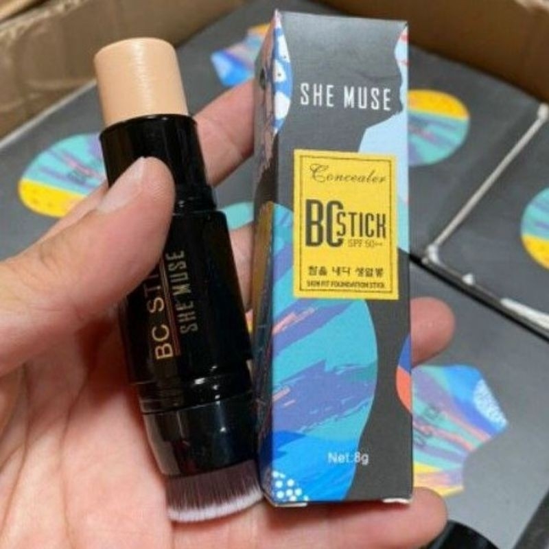 [HCM]KEM NỀN CHE PHỦ LỖ CHÂN LÔNG SHE MUSE BC STICK