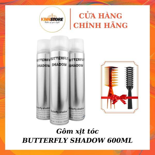 Gôm xịt tóc Butterfly Shadow 600ml - Gôm xịt tóc, keo xịt tóc nam nữ