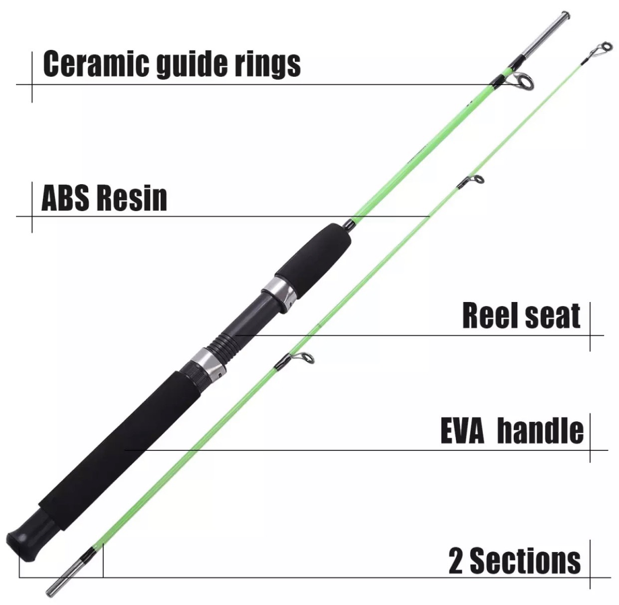 CẦN CÂU 2 KHÚC SOUGAYILANG NHIỀU SIZE