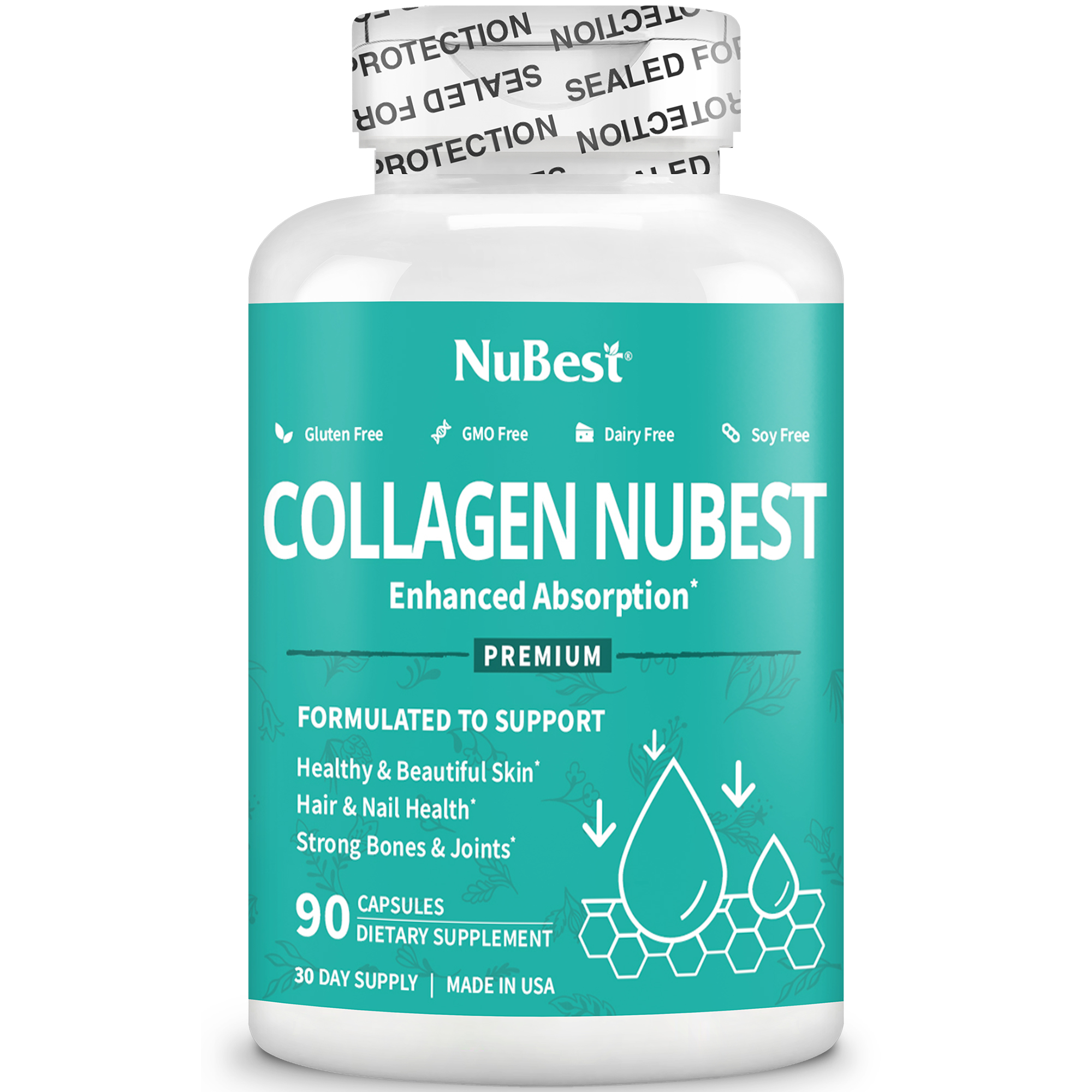 [Combo 5 Tặng 1] Thực Phẩm Bảo Vệ Sức Khoẻ Collagen NuBest