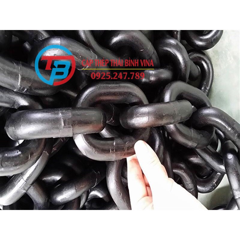 Dây xích tải đen phi 6 (6mm) CÁP THÉP THÁI BÌNH VINA