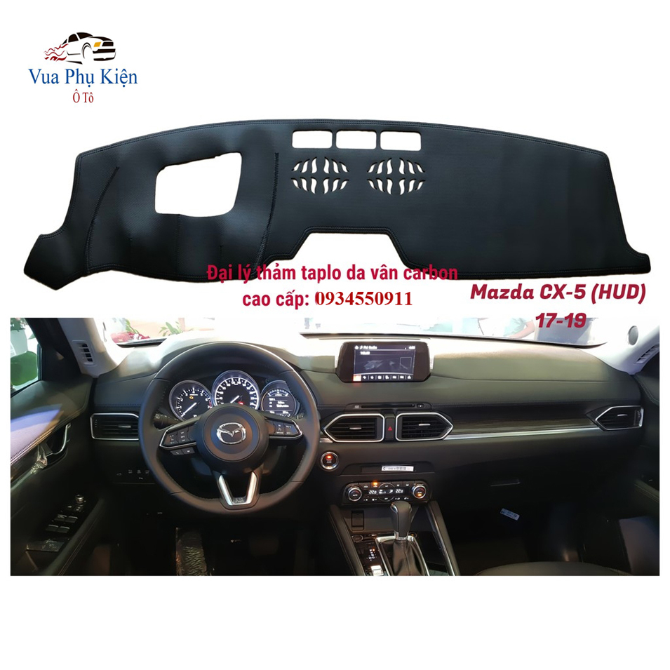 Thảm phủ taplo xe Mazda CX5 2018-2023 cao cấp