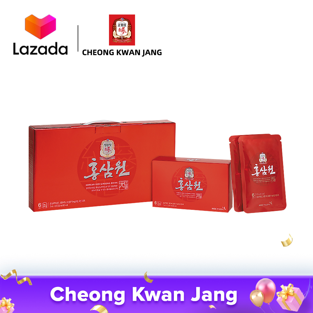 [Mua 1 Giảm 5% Mua 2 Giảm 10%] Nước Hồng Sâm Won Kgc Cheong Kwan Jang 70Ml X 15 Gói - Bồi Bổ Cơ Thể Toàn Diện Tăng Đề Kháng Chống Mệt Mỏi