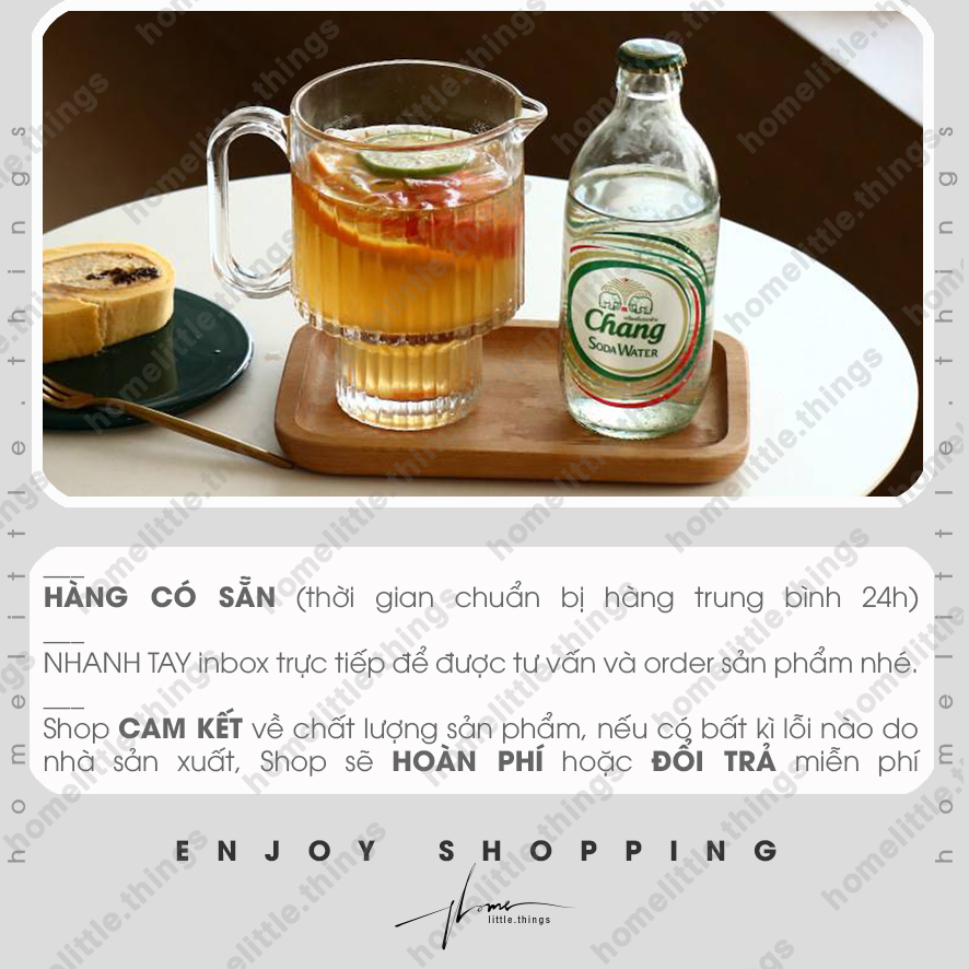 Ly, cốc thủy tinh uống nước cà phê 650ml