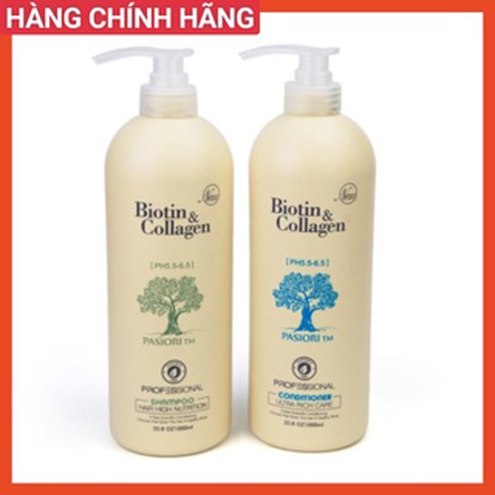 Cặp dầu gội xả Biotin collagen Hàng Chính Hãng