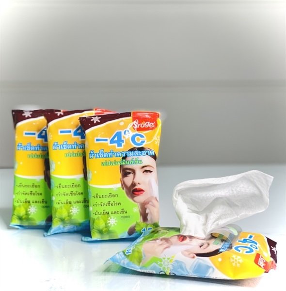 Khăn giấy ướt thái lan Sroget