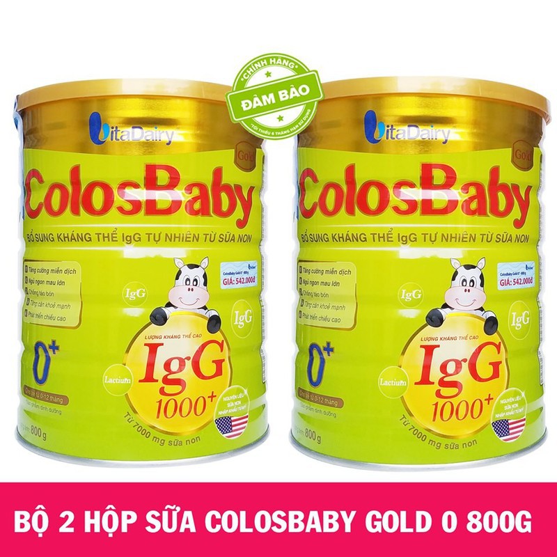 SỮA NON COLOSBABY 1000IgG 0+ LON 800G