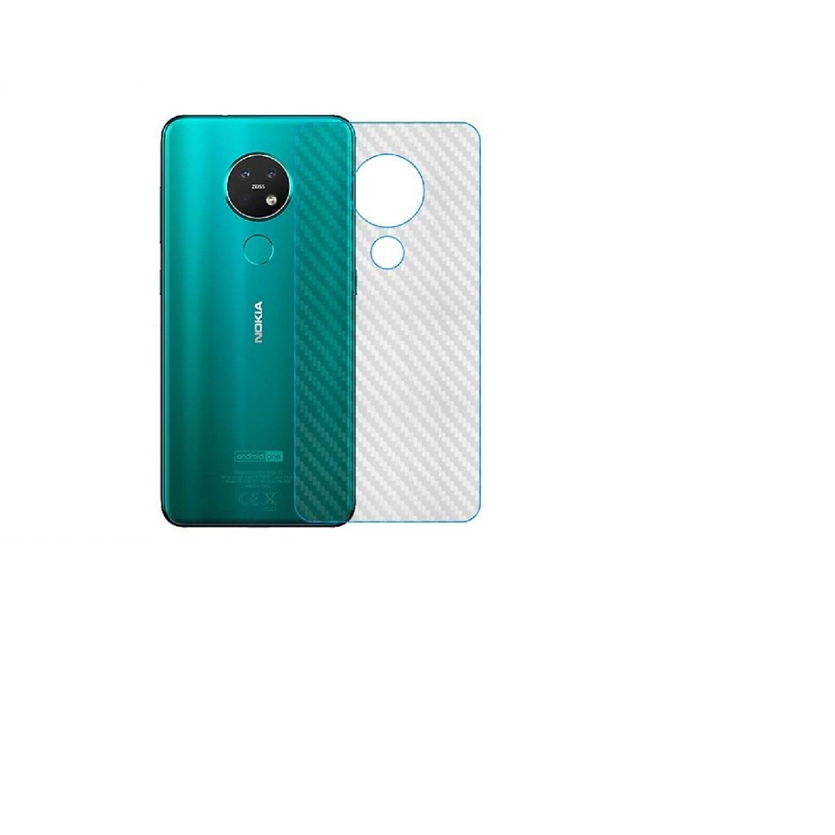 Combo 2 tấm dán lưng mặt sau vân Carbon 3D chống xước cho điện thoại Nokia 7.2