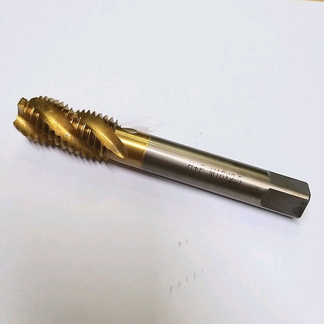 Mũi Taro H+P Vàng Xoắn M18 x 2.5 (Vàng)
