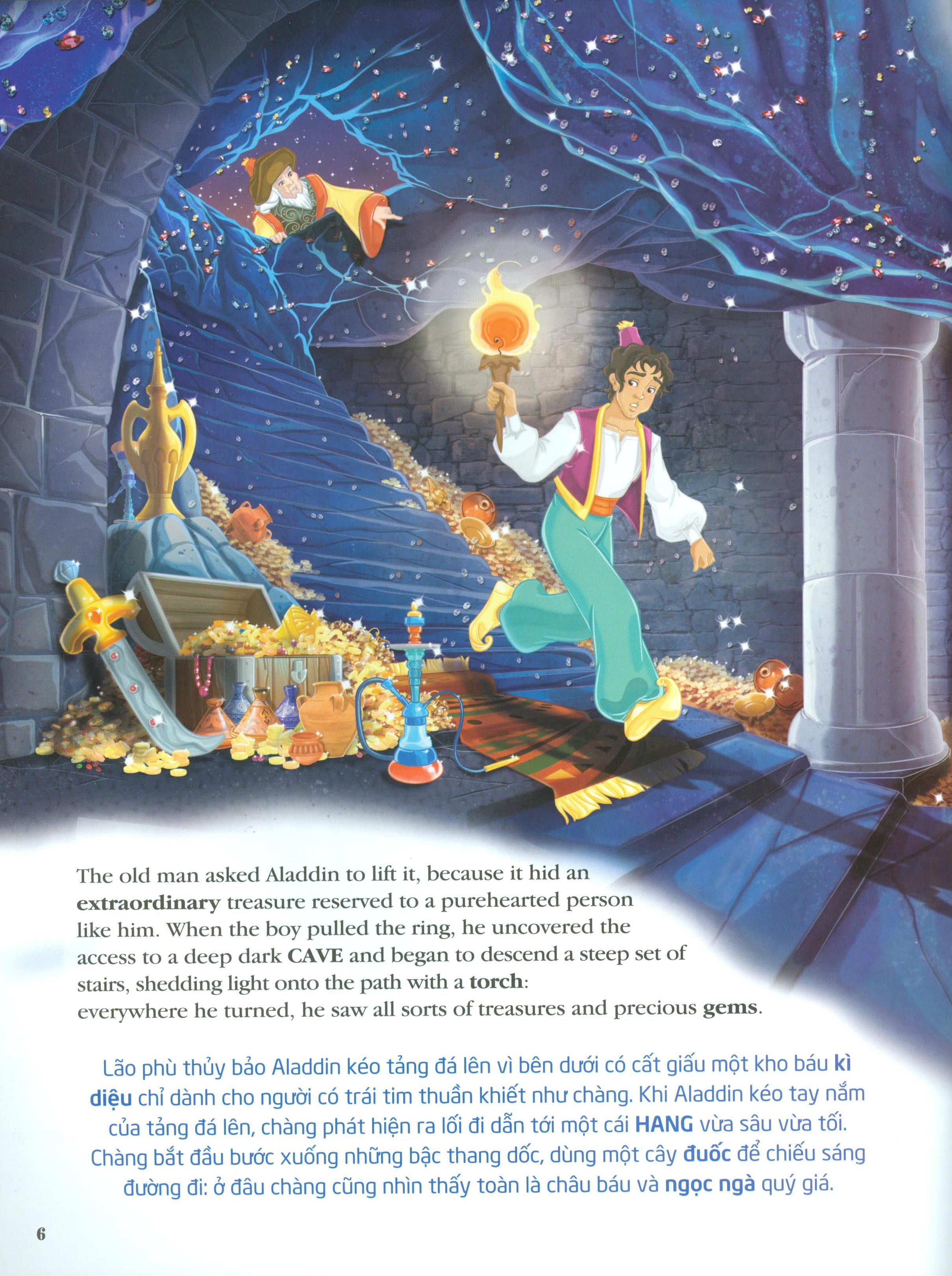 Aladdin Và Cây Đèn Thần (Song Ngữ Anh - Việt)
