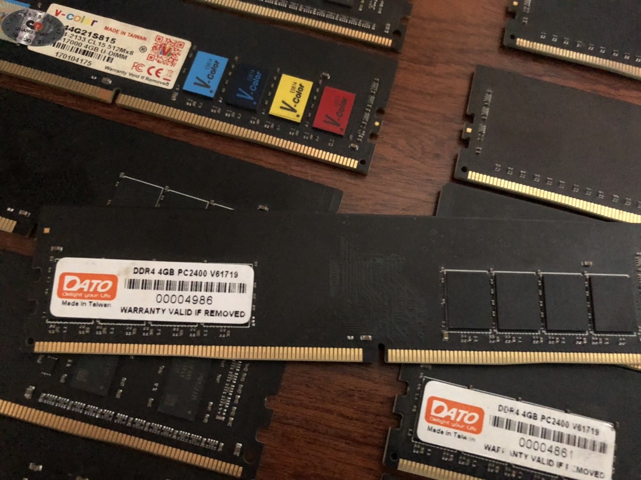 [HCM]Ram4G/DDR4/2400 Dato Chính Hãng KHÔNG KÉN MAIN