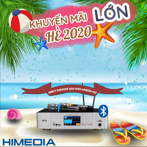 Ampli Karaoke, xem phim cao cấp Himedia Home H12 (Bluetooth 4.2)