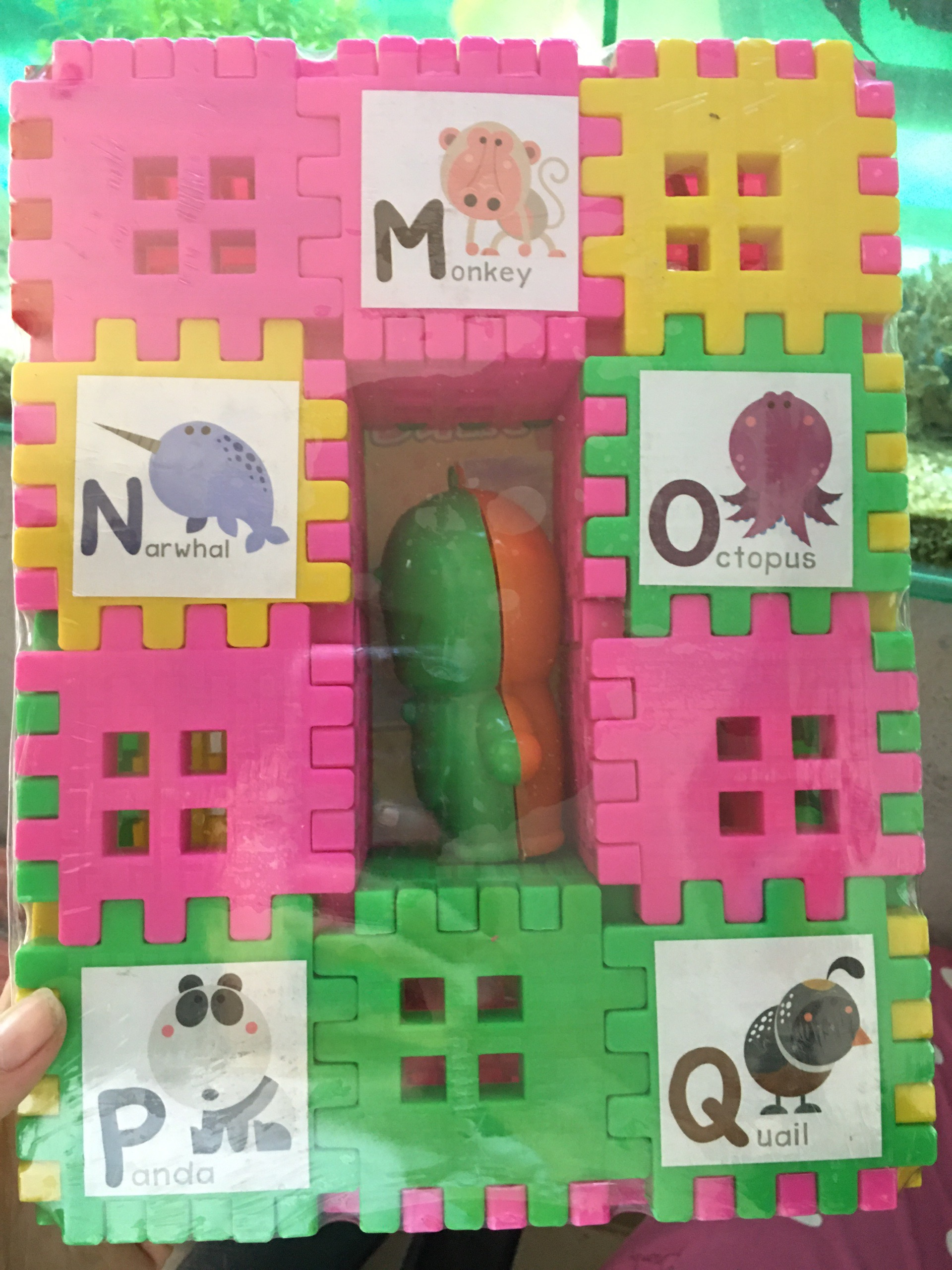 [HCM]Bộ xếp hình thông minh cho bé hình vuông miếng ghép bộ lắp ráp sáng tạo