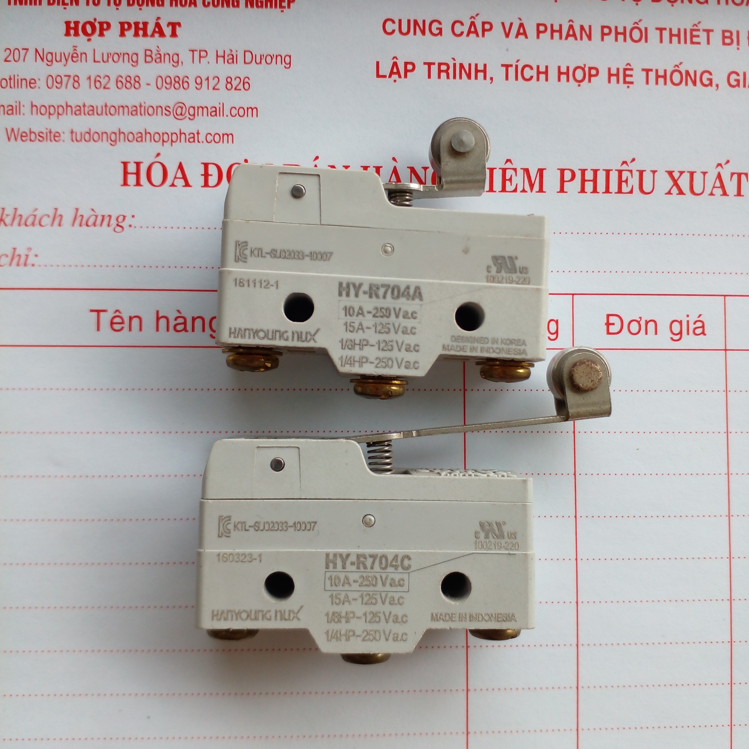 Hanyoung công tắc hành trình hy-r704a, hy-r704c