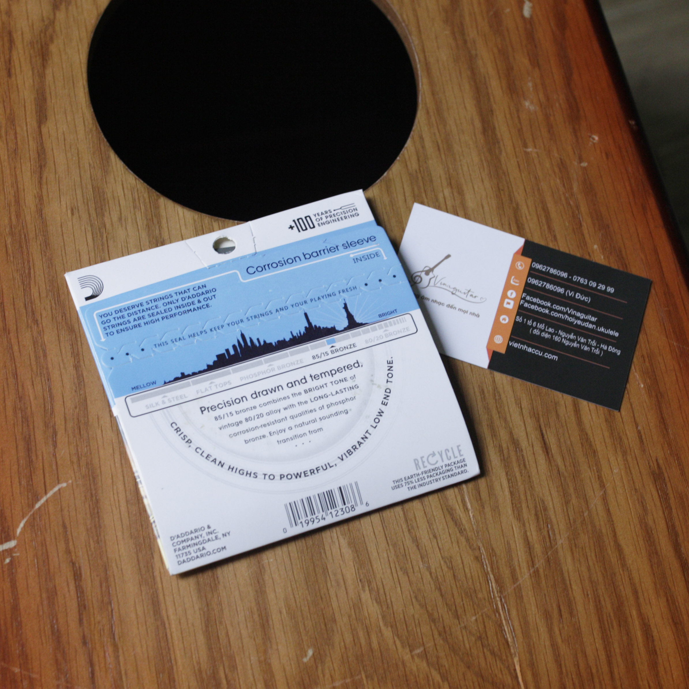 Dây D'Addario Ez910 cho guitar acoustic