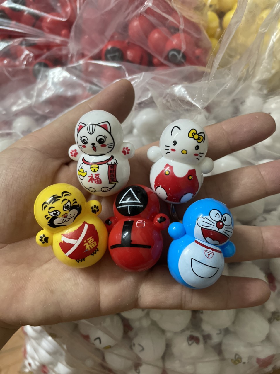 Set 5 Bé Lật Đật Mini Xinh Xĩu