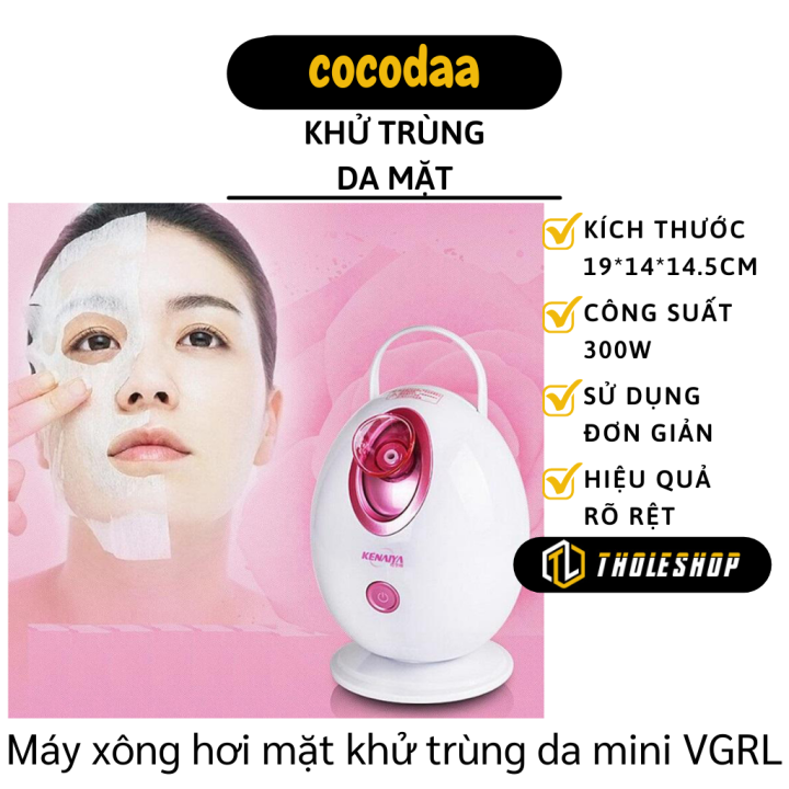 Máy xông mặt VGRL NTFS-528 - Máy xông hơi mặt, phun sương, xông tinh dầu tạo độ ẩm cho da, chất lượng như Spa - Máy xông mũi họng covid
