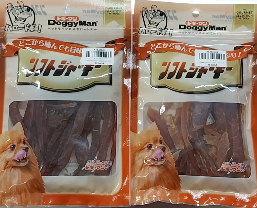Thanh gà sấy dẻo doggyman 80g