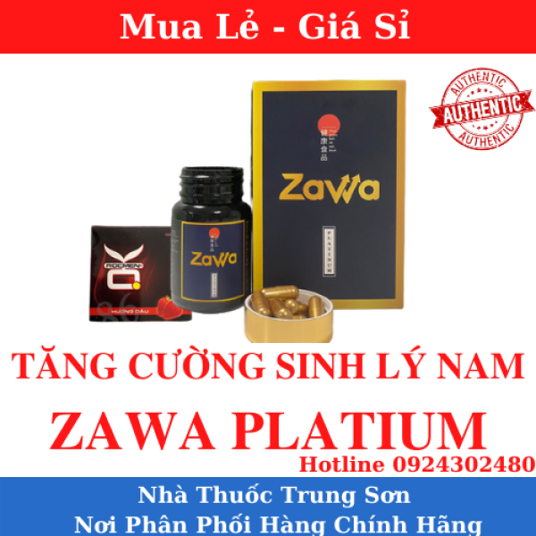 [HCM](Mẫu Mới)Zawa Platinum Tăng Cường Sinh Lý Nam - [Chính Hãng] - Hỗ Trợ & Điều Trị Xuat Tinh Sớm- TS01 giá rẻ