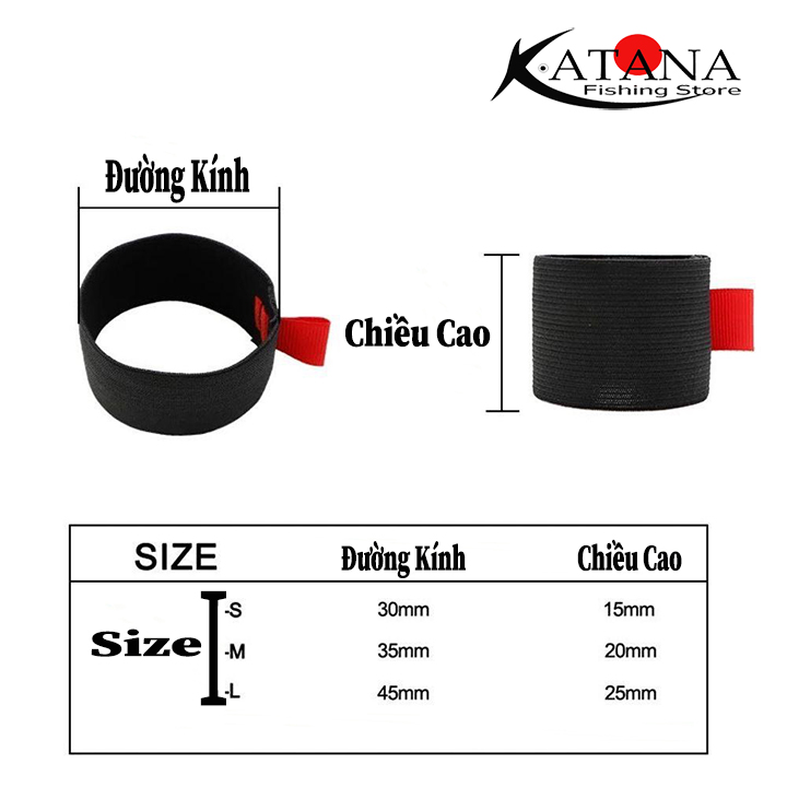 Đai Chụp Nồi, Spool Máy Câu Cá - Nhiều Size