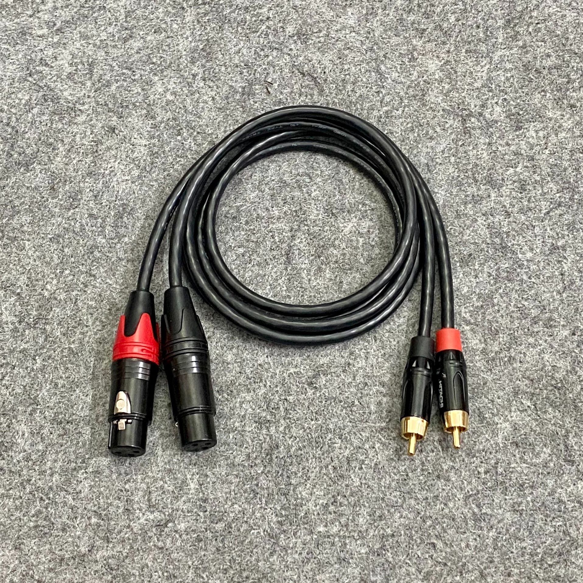 Dây Tín Hiệu Canon Cái Ra Bông Sen(RCA,AV) Hitachi
