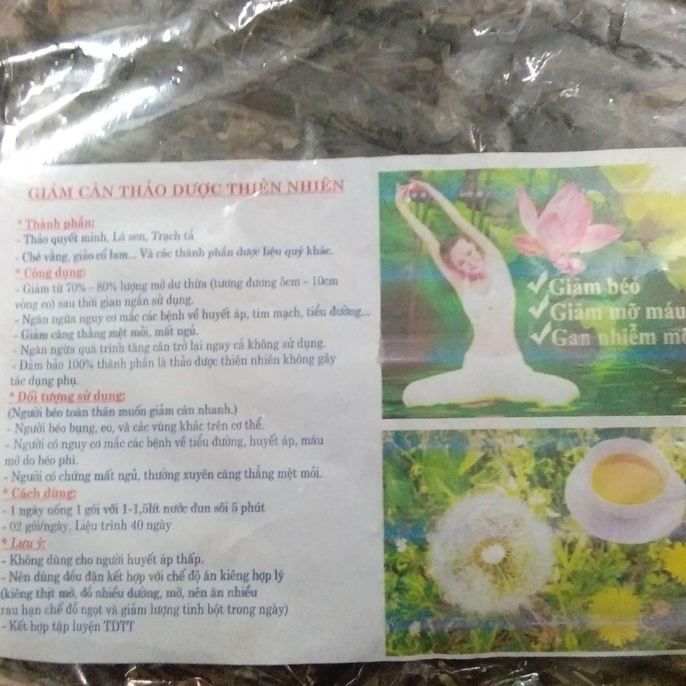 1kg set trà thảo dược giảm cân