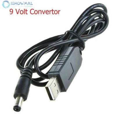 Cáp Chuyển ĐổI USB 5V Sang Jack 5V 9V 12V Jack 5.5 * 2.1MM