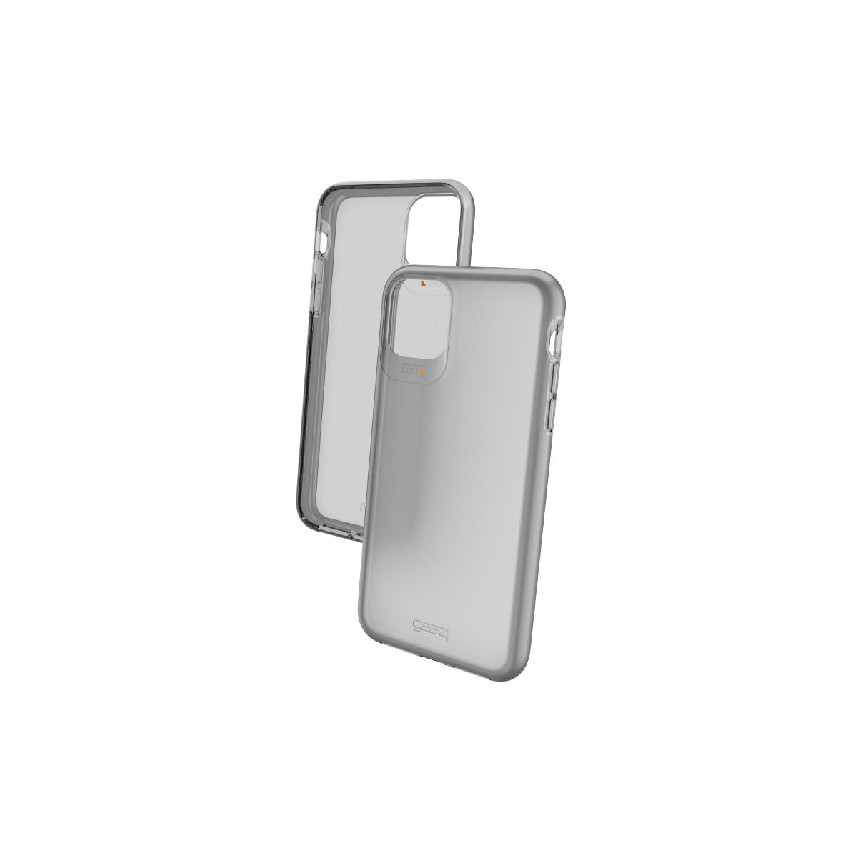 Ốp lưng chống sốc Pro Max siêu mỏng GEAR4 D3O Hampton Apple dành cho iPhone 11 Pro Max - Light Grey - ICB65HTNLGY