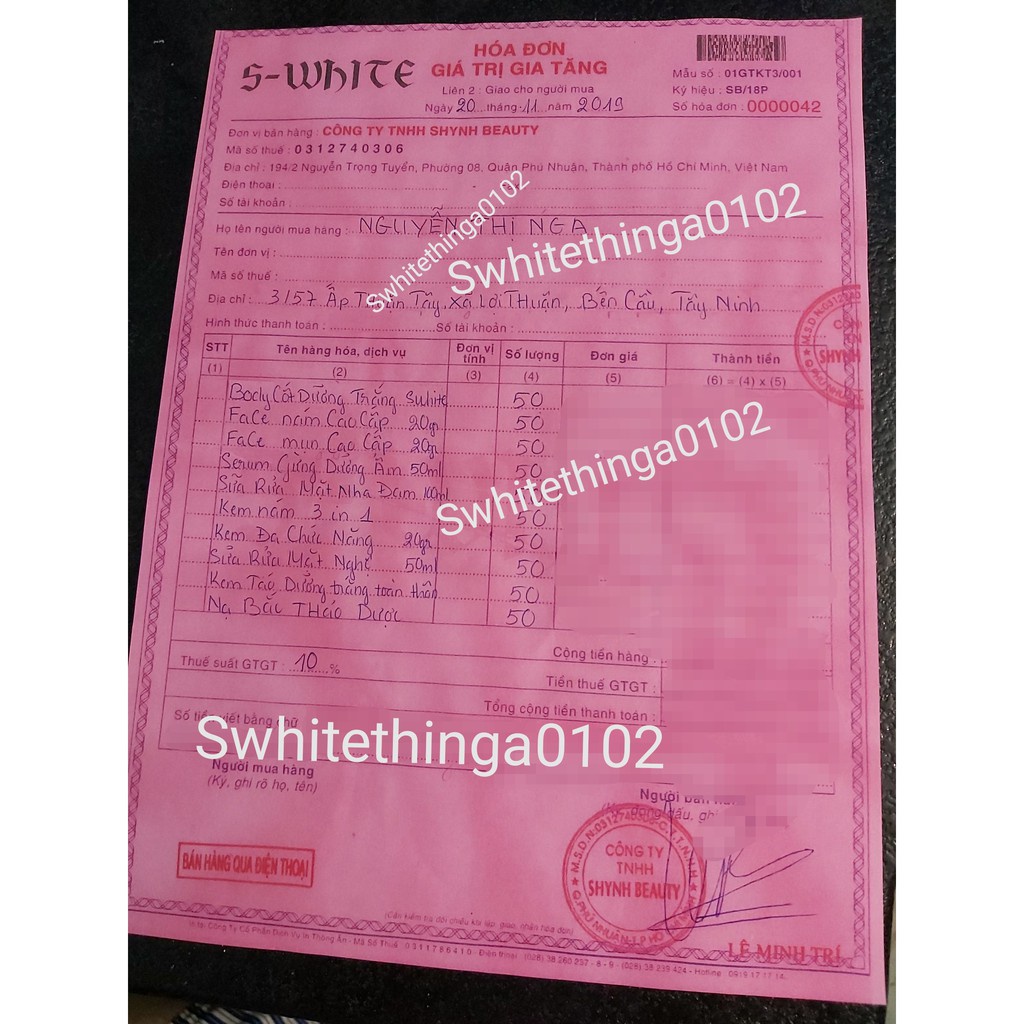 Serum Gừng Kích Trắng Face Swhite 50ml