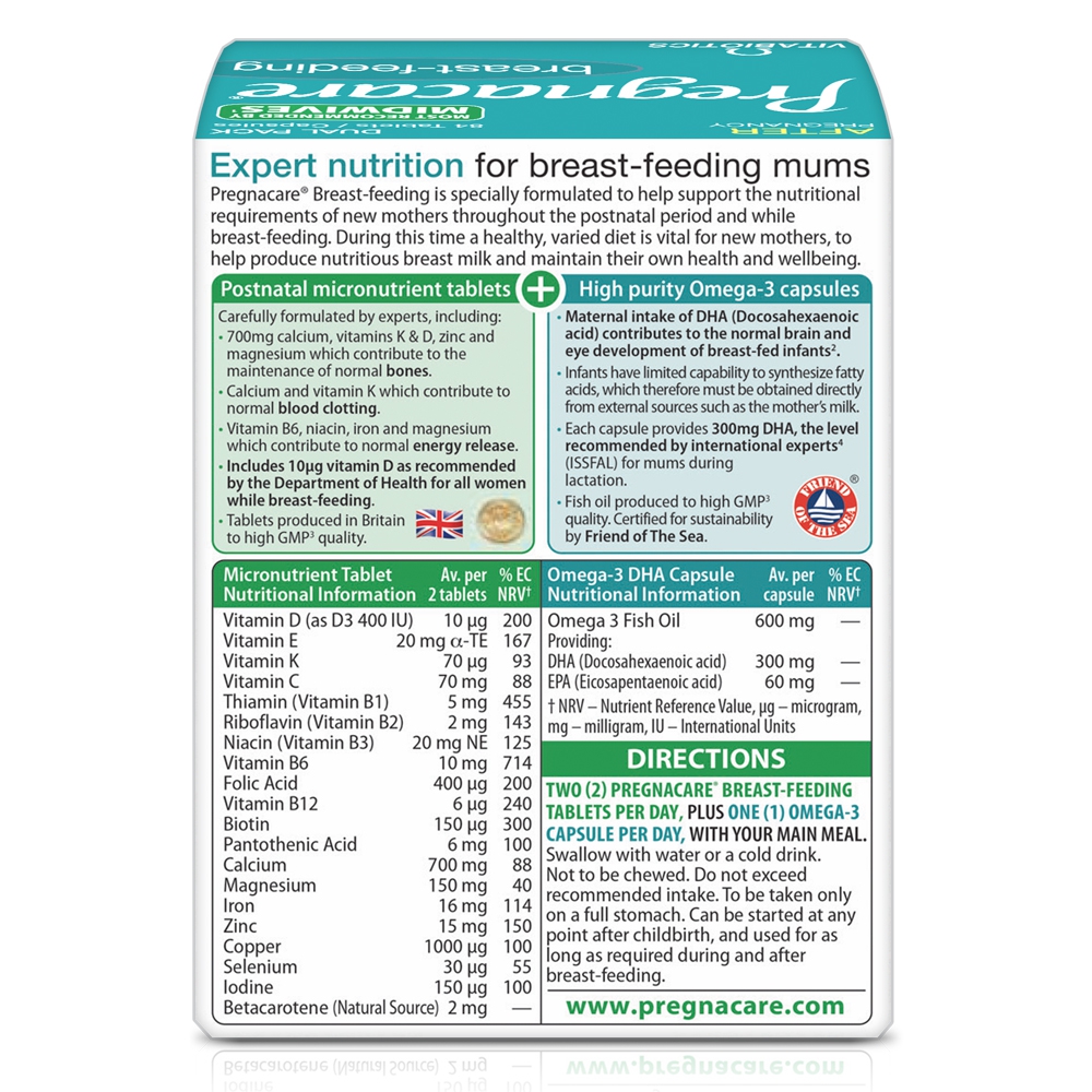 PREGNACARE BREAST-FEEDING