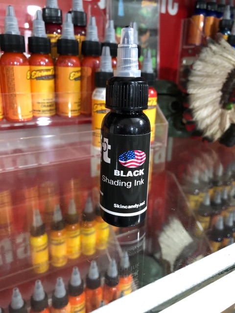 Mực xăm màu đen Jet black 30ml