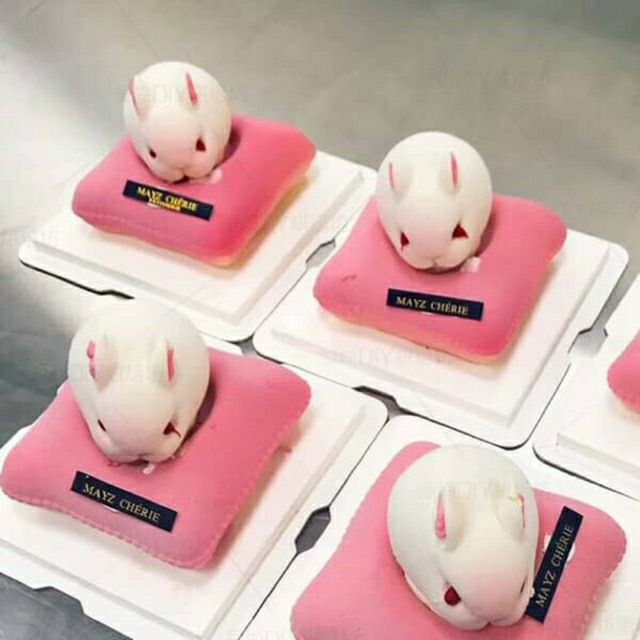 Khuôn Silicone 4D Con Thỏ Nằm