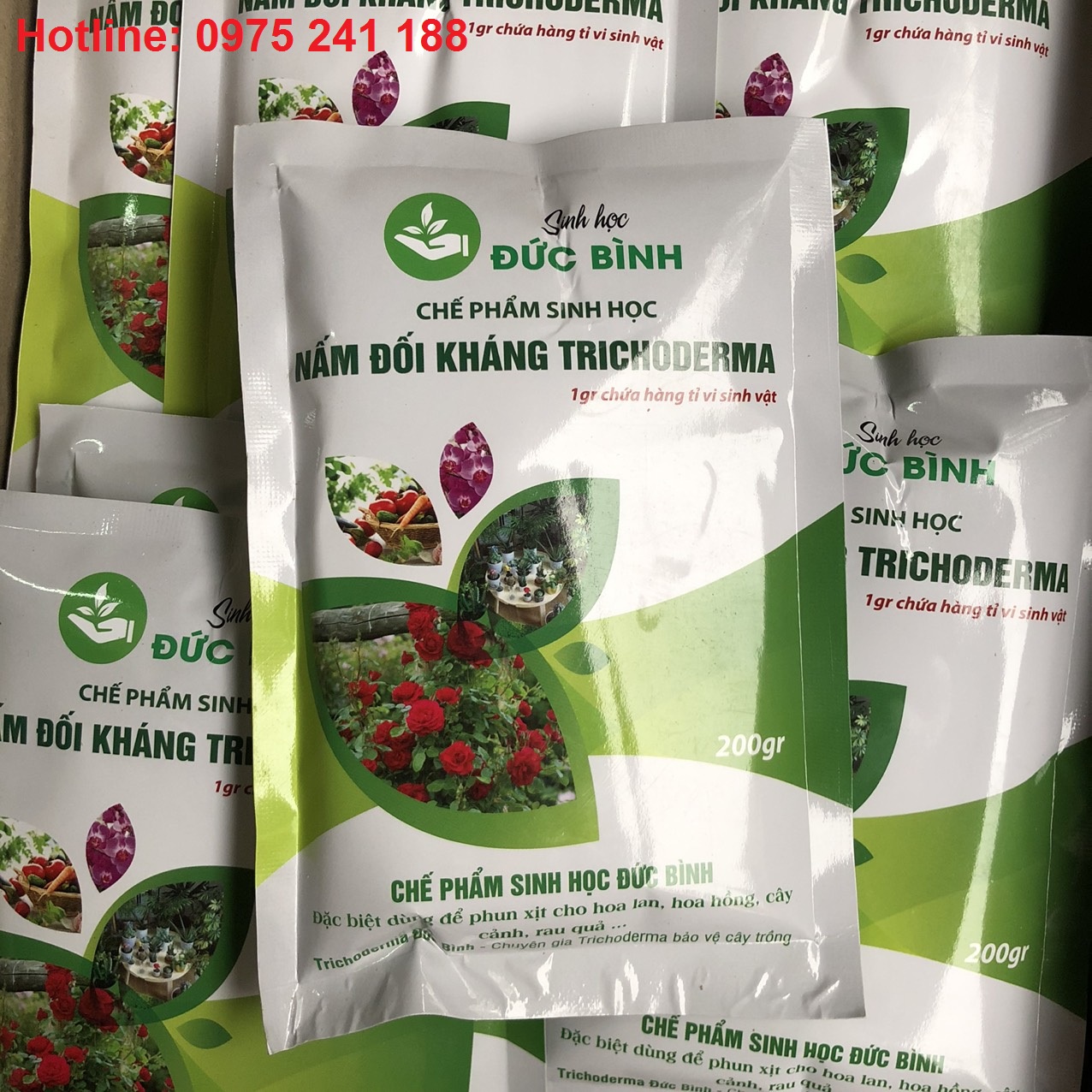 Trichoderma dạng phun tưới chống nấm cho cây hoa, cây cảnh (mùa mưa rất rất cần)
