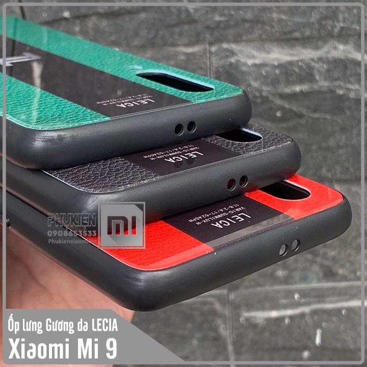 [3 MÀU] Ốp lưng cho Xiaomi Mi 9 Gương da LECIA