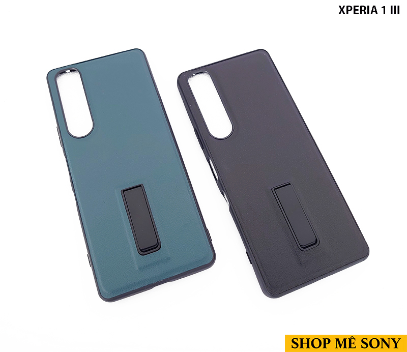 Ốp lưng da có chân dựng xperia 1 - xperia 1 iv - xperia 5 iv - xperia 10 iv - xperia 1 iii - xperia 5 iii - xperia 10 iii - xperia 5 ii
