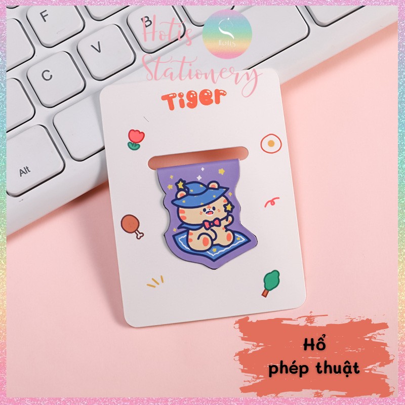 Bookmark nam châm, thẻ kẹp sách hình thú dễ thương