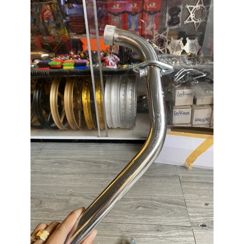 Cổ pô inox304 gắn xe winner hàn pô zinn